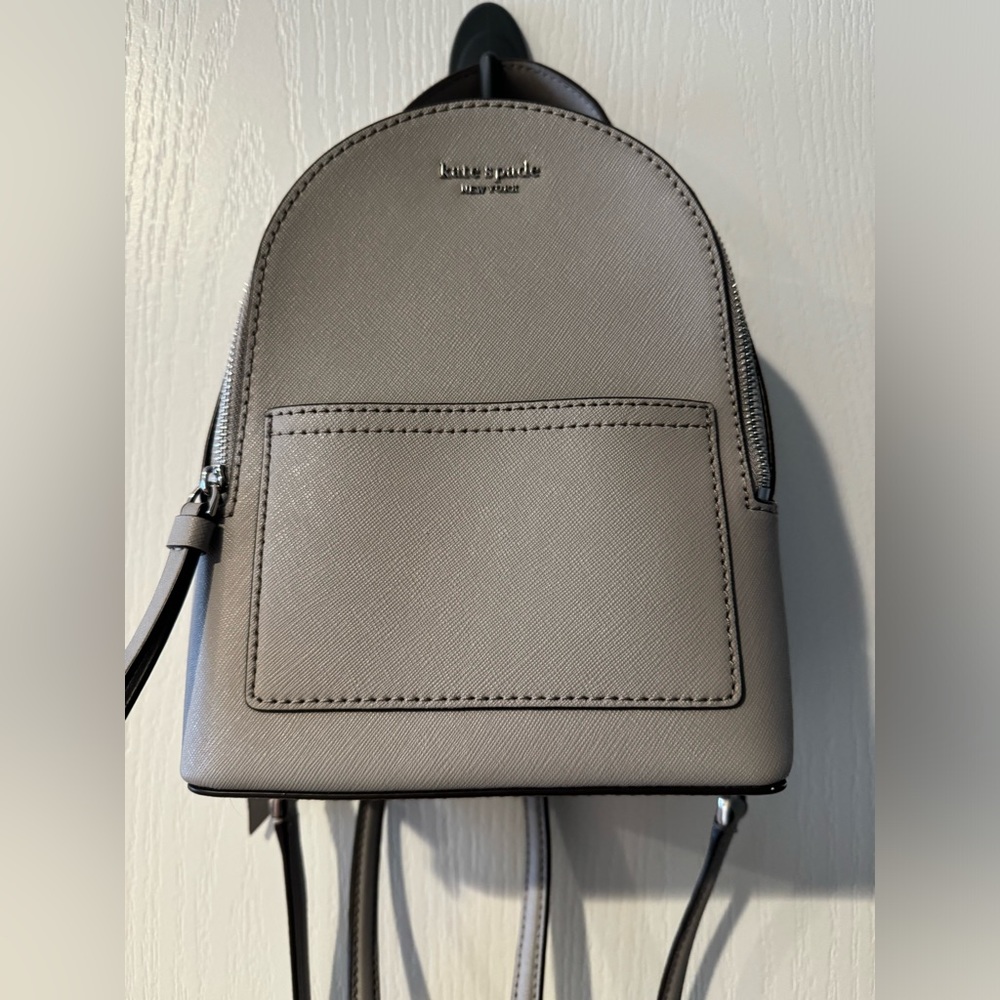 Mini Kate Spade Backpack - Gray - image 2